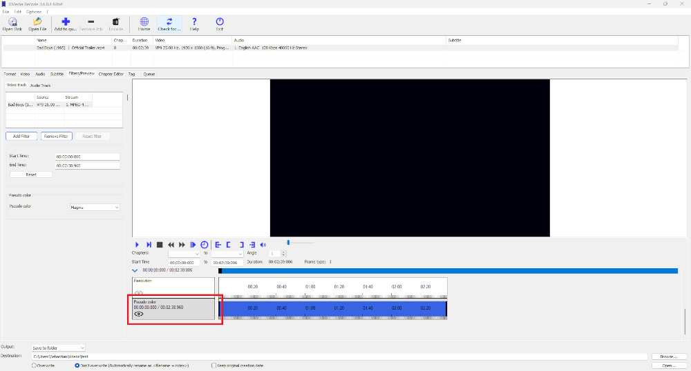 enable Psoudo color filter