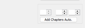 XMedia Recode: Auto Add Chapters