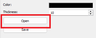 Delogo Filter: open settings