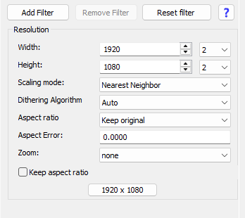 XMedia Recode: Change Video Resolution