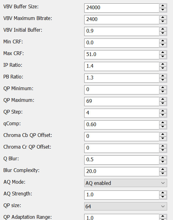 xmedia recode change resolution
