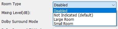 AC3-Codec Room Type