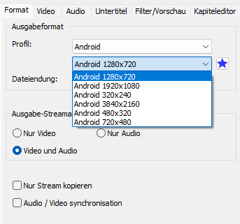 Andriod Profile