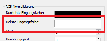 RGB normalisieren: Hellste Eingangsfarbe