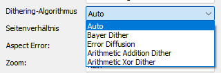 Dithering-Algorithmus