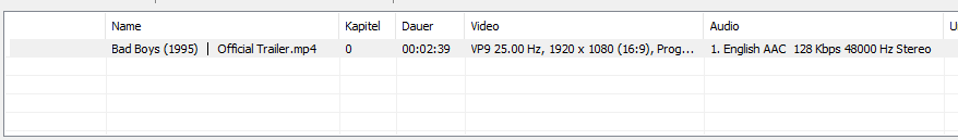 video auswahlen